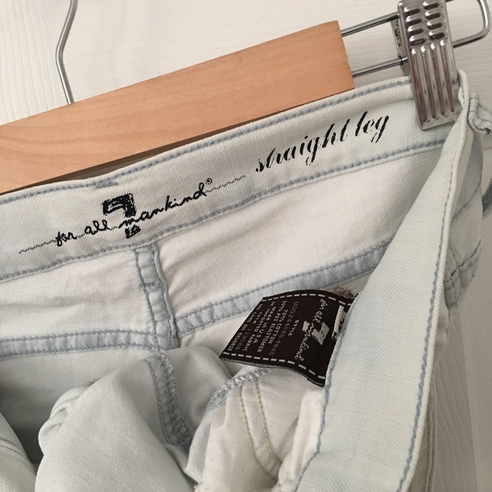 7 For All Mankind Straight Leg Low Rise - Picture 5 of 6